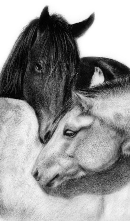 Horses by Danguole Serstinskaja