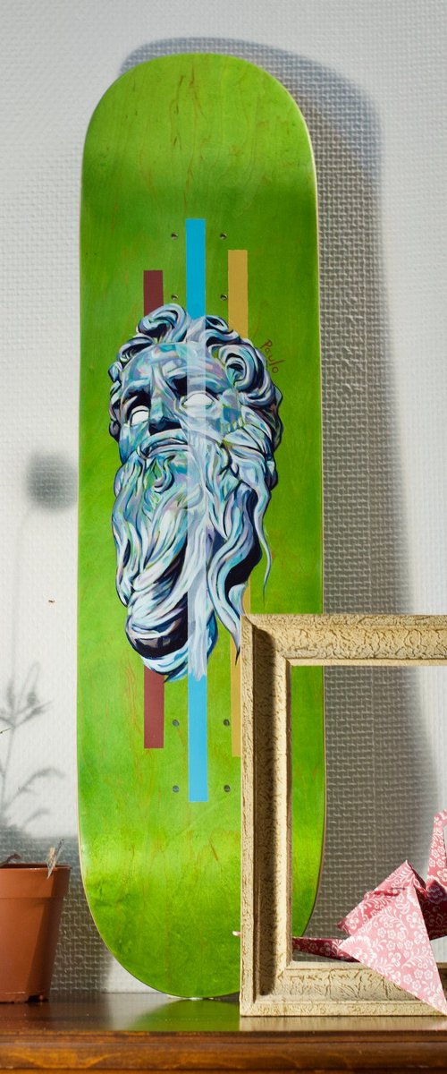 Moses skateboard by Paul Ward