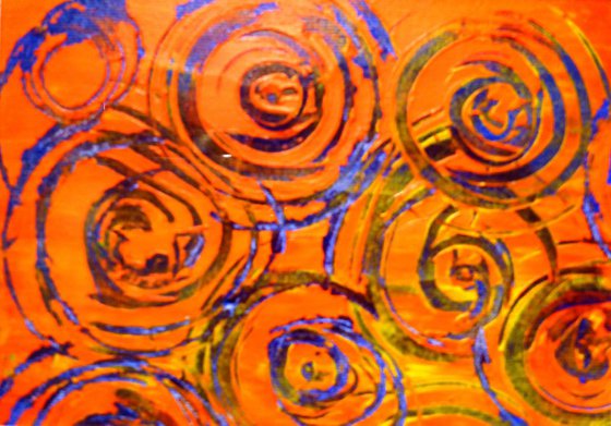 Orange Abstract I