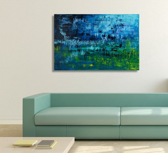 Floating IX (120 x 80cm) XXL (48 x 32 inches)