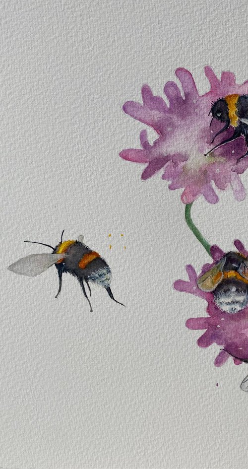 Bees and butterflies by Bethany Taylor