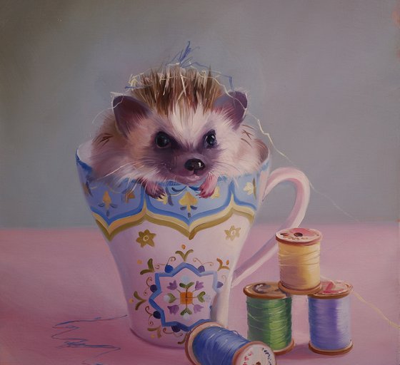 "Hedgehog and strings"