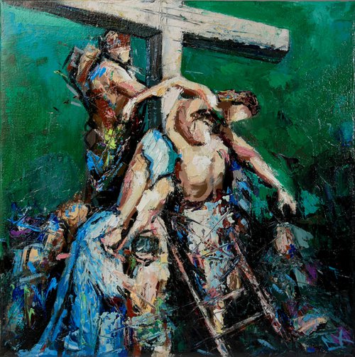 Descente de la croix by Lionel Le Jeune
