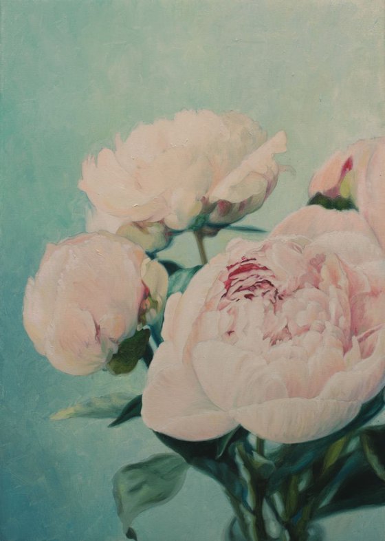 Etude with peonies