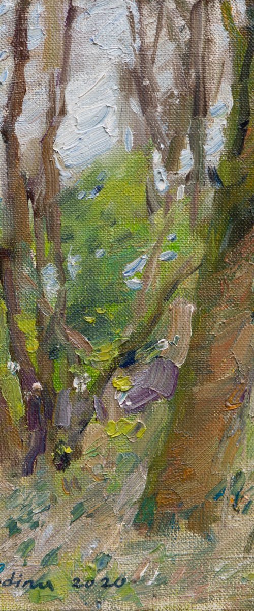 Forest – Original Oil Painting by Anastasia Borodina