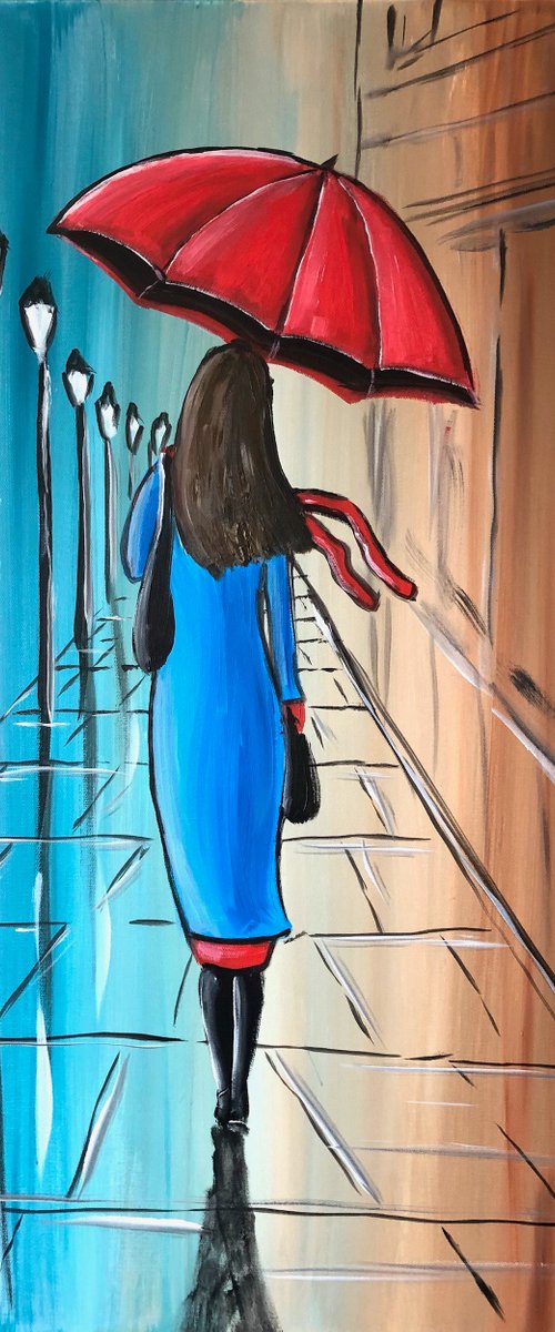Umbrella Lady 7 by Aisha Haider