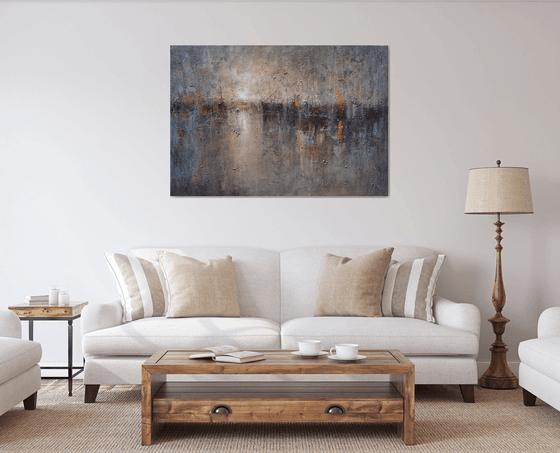 " Harbor of destroyed dreams - Utopia " (W 130 x H 90 cm) SPECIAL PRICE!!!