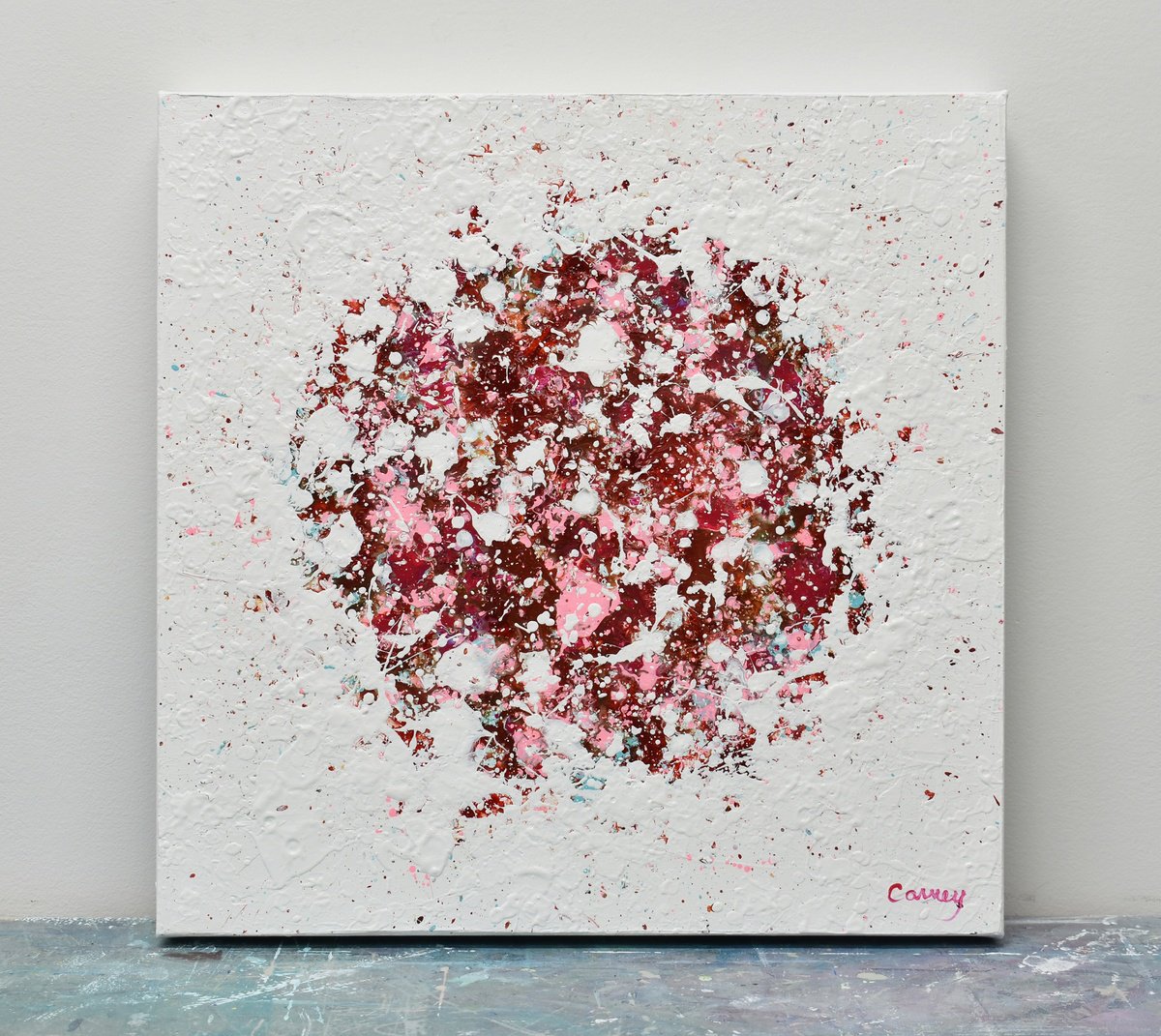 Petal Burst 47 - Abstract Expressionism art by Carney