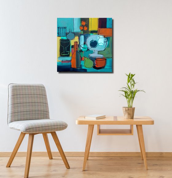 Interior with a White Jug VI