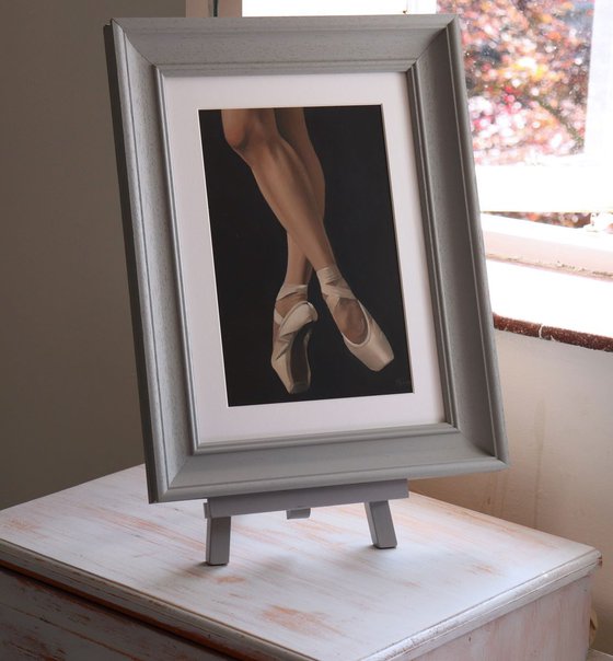 Ballet Shoes, Figurative Oil Painting