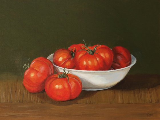 Pantano Romanesco tomatoes in a bowl