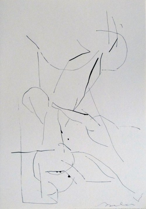 Rhythmic study 11, 29x21 cm by Frederic Belaubre