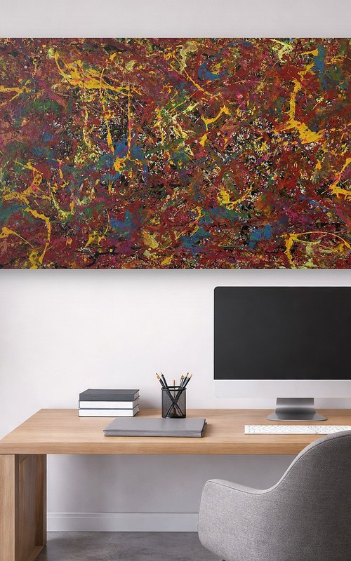 Red Fragments of Chaos by Juan Jose Garay