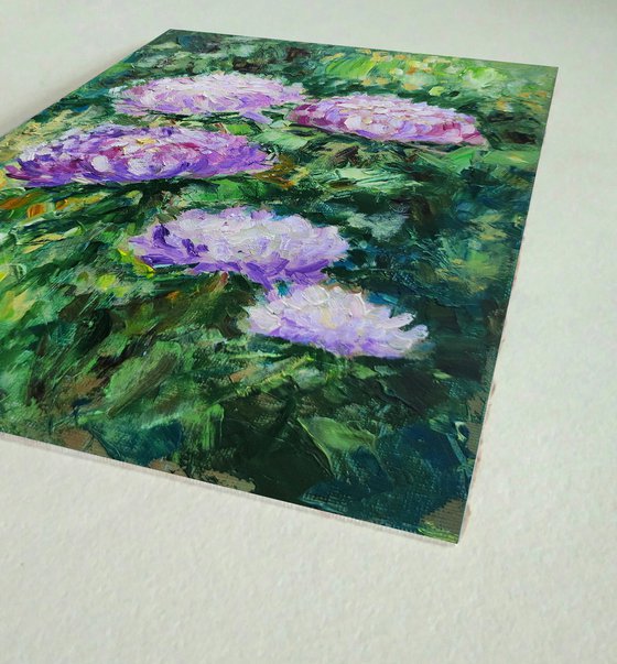 Autumn Asters Painting