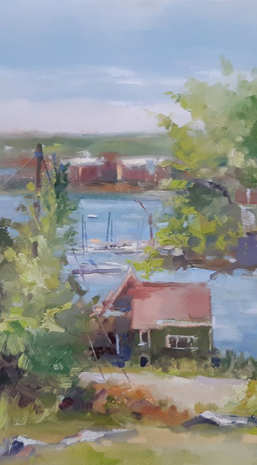 Plein air at Scott Manor by Alexander Koltakov