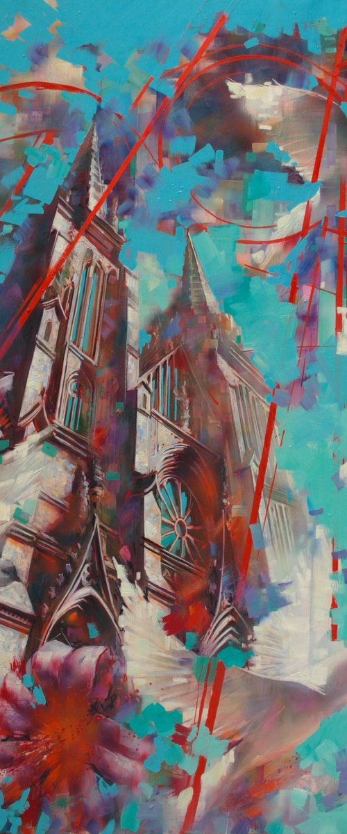DOVES AND GOTHIC by Alexandr Dobrodiy