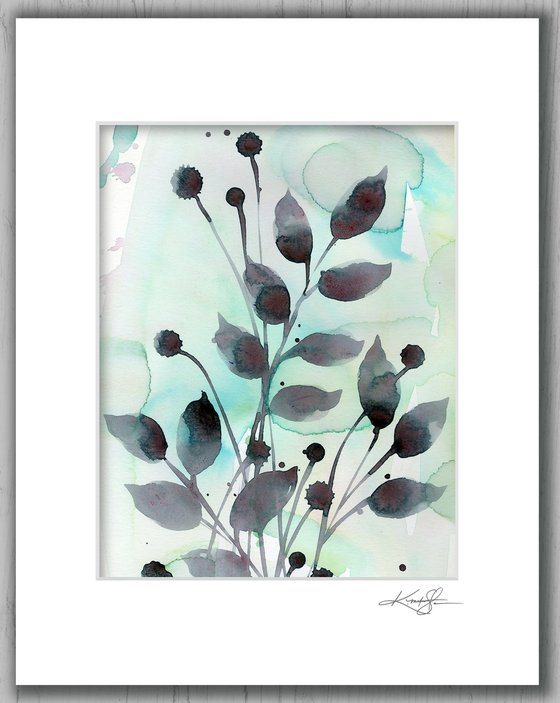 Organic Abstract 208 - Flower Painting by Kathy Morton Stanion