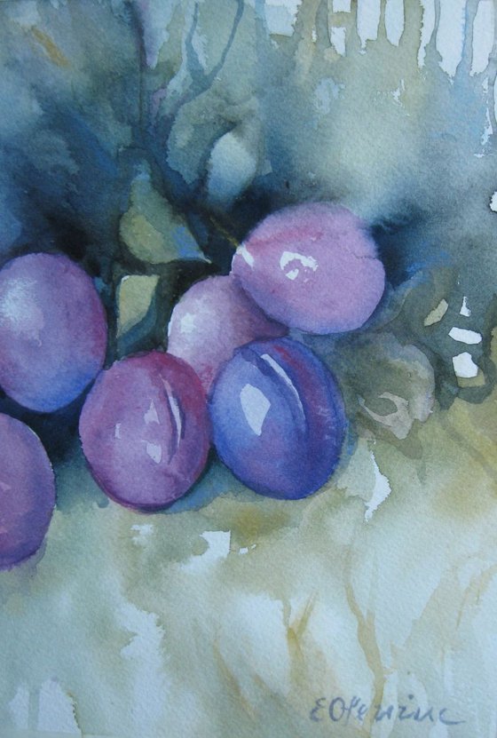 Purple plums