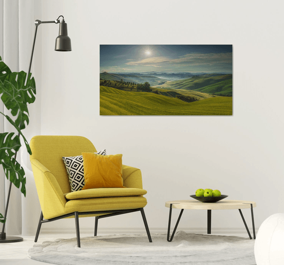 Harmony of Light - Sunrise in Tuscany - Landscape Art Photo