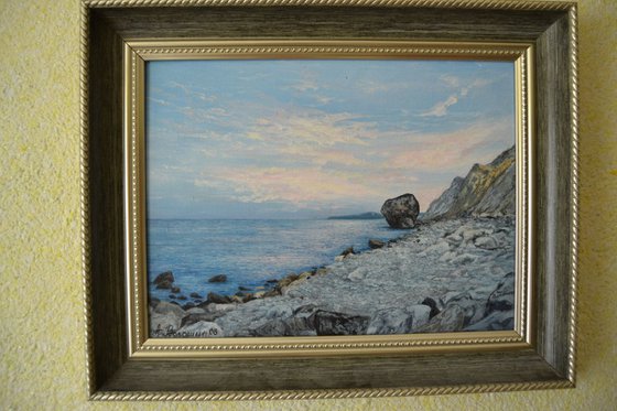 Seascape oil painting 'Sea Idyll'