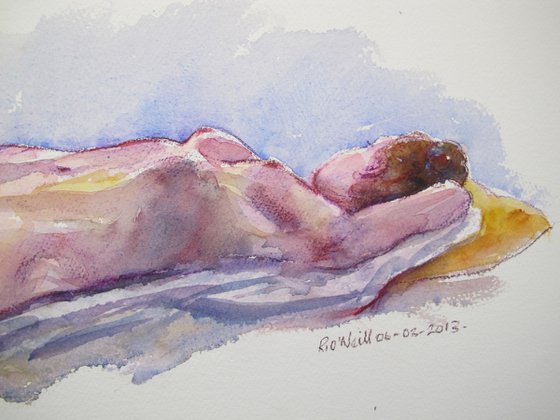 reclining female nude