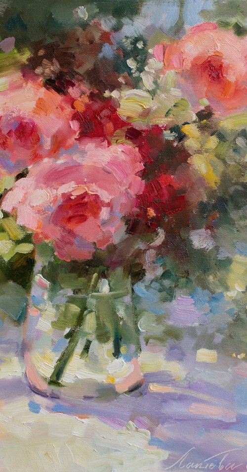 Roses are my favorite flowers by Olha Laptieva