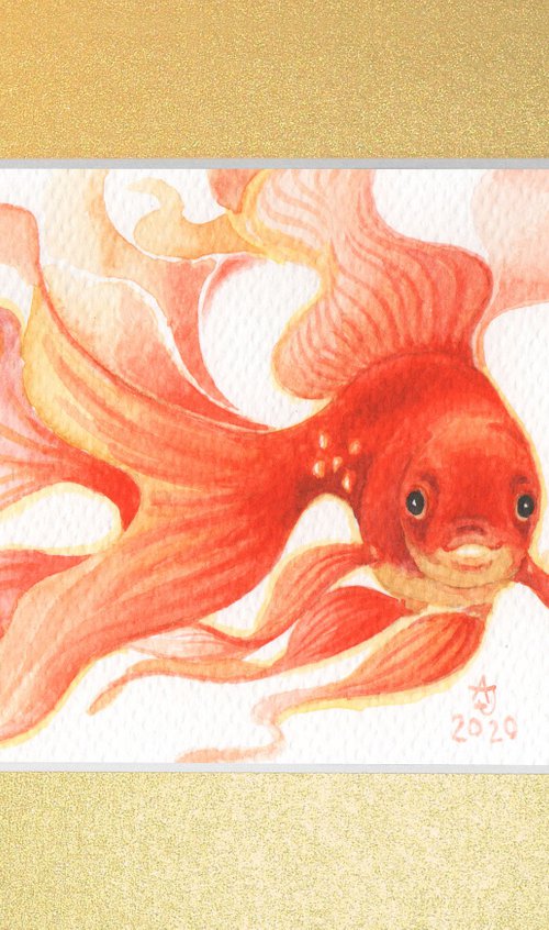 Goldfish 5 by Jolanta Czarnecka