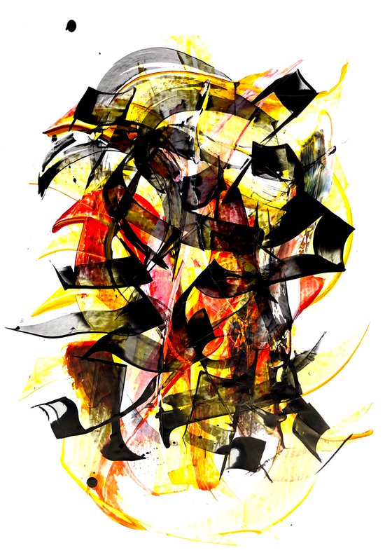 Abstract 'Fanciful yellow'