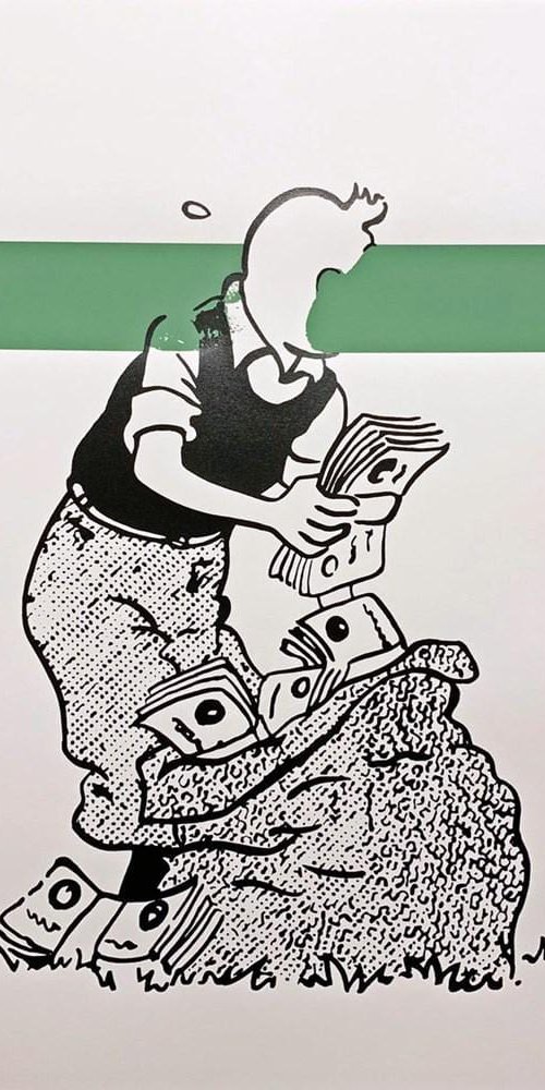 Tintin Cash (Green Stripe) by Carl Stimpson