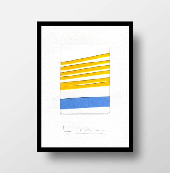 YELLOW AND BLUE 21*15 CM / 8,26*5,90 INCH \