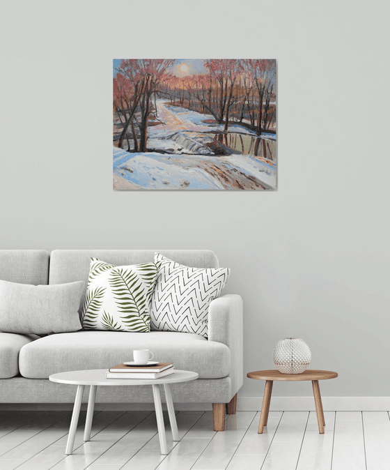 Evening at the waterfall