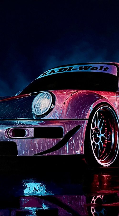 Hoonigan Rauh-Welt Begriff Porsche 911 Turbo by Elena Adele Dmitrenko