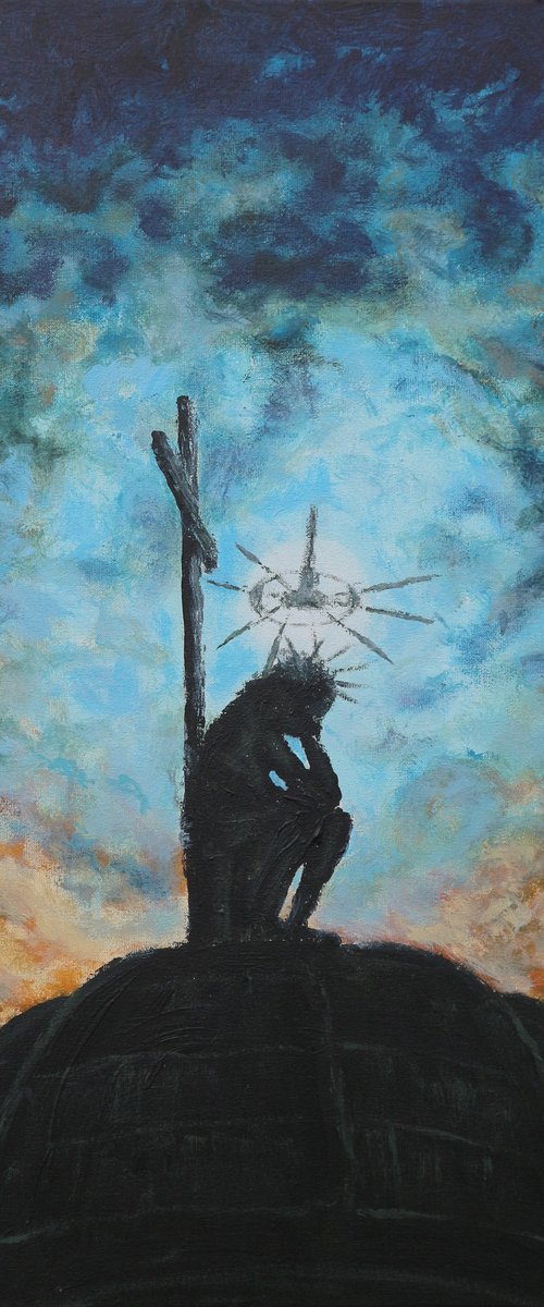 Pensive Jesus by Dmytro Yeromenko