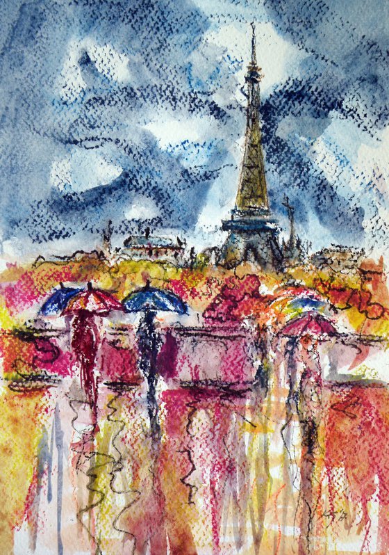 Paris in rain II