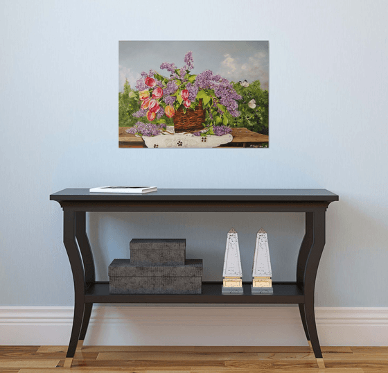 Lilacs and Tulips Romance