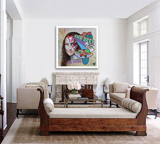 Mona Lisa Hello Kitty
