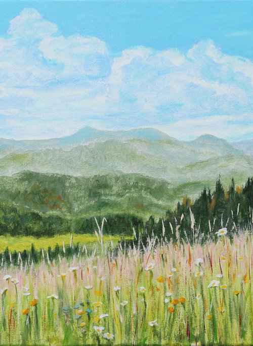Carpathians, 70*40 by Dmytro Yeromenko
