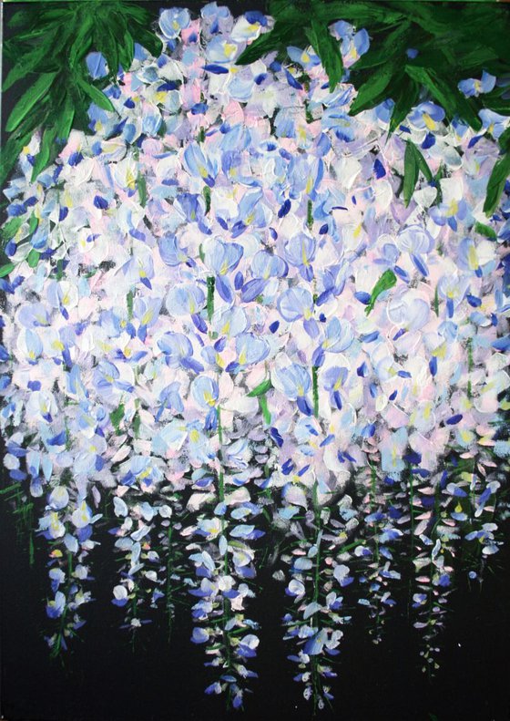Romance of wisteria / Original Painting