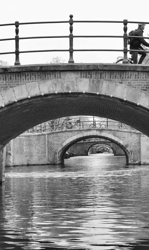 " Morning. Seven Bridges. Amsterdam "  Limited Edition  1 / 50 by Dmitry Savchenko