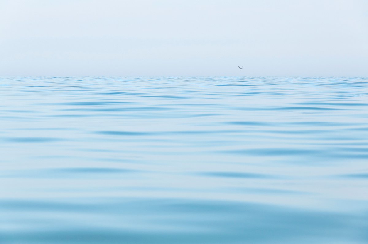 Photorealistic Landscape Photograph By Andrew Lever, 60 X 40, Waterworld 1., Original Artwork