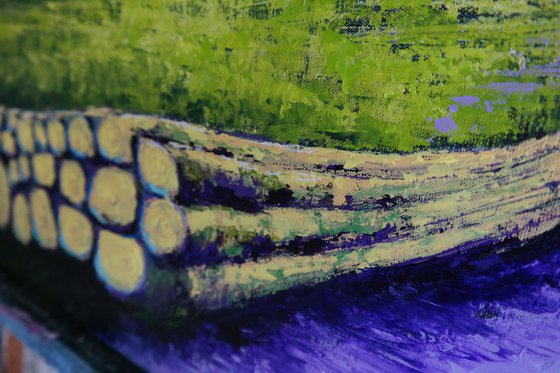 The woods II  - after Hockney