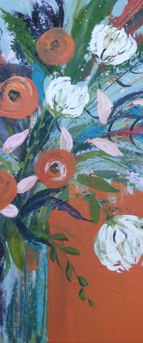 Blooming Orange by Elaine Allender
