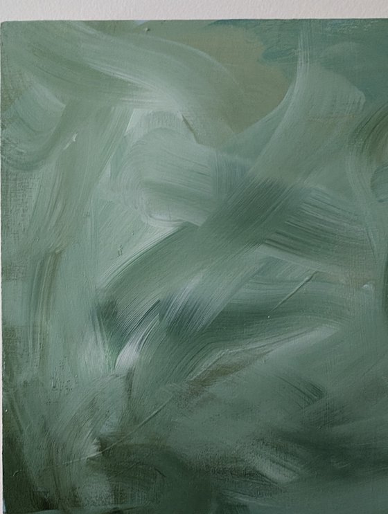 Time Less Hurried, Acrylic on Wood Panel