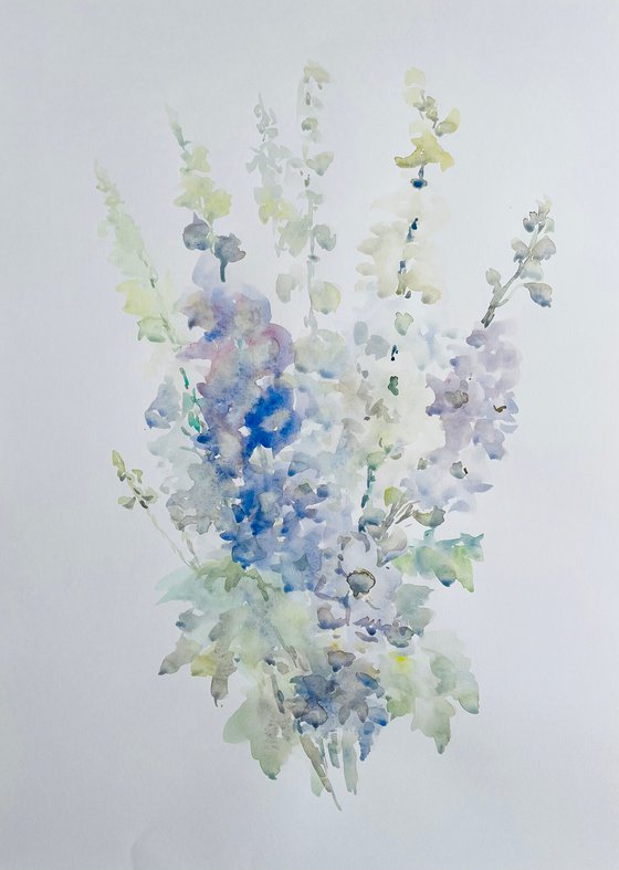 Blue bells 19,7x27,5 in