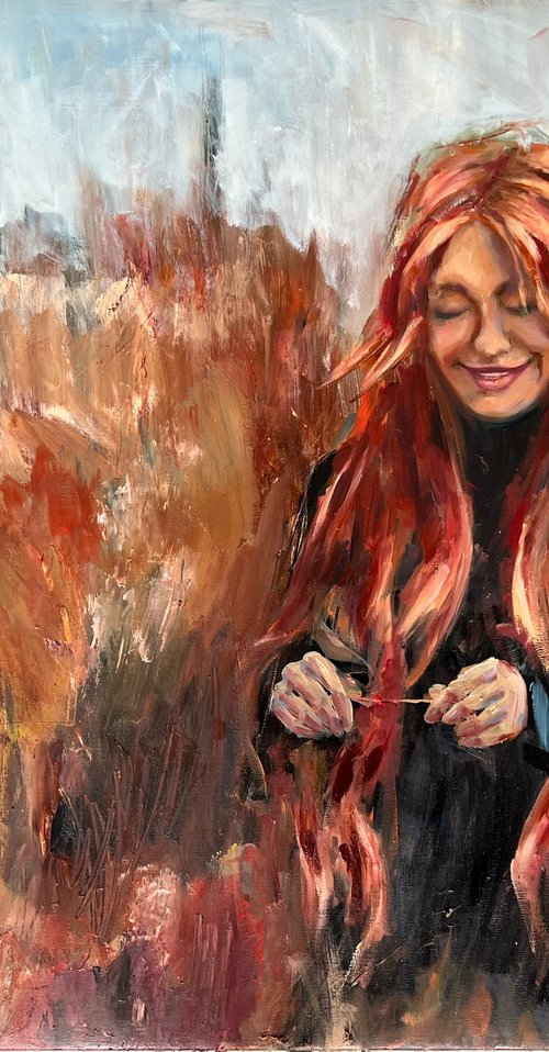 RED-HAIRED WOMAN by EGLE KURLIANSKAITE