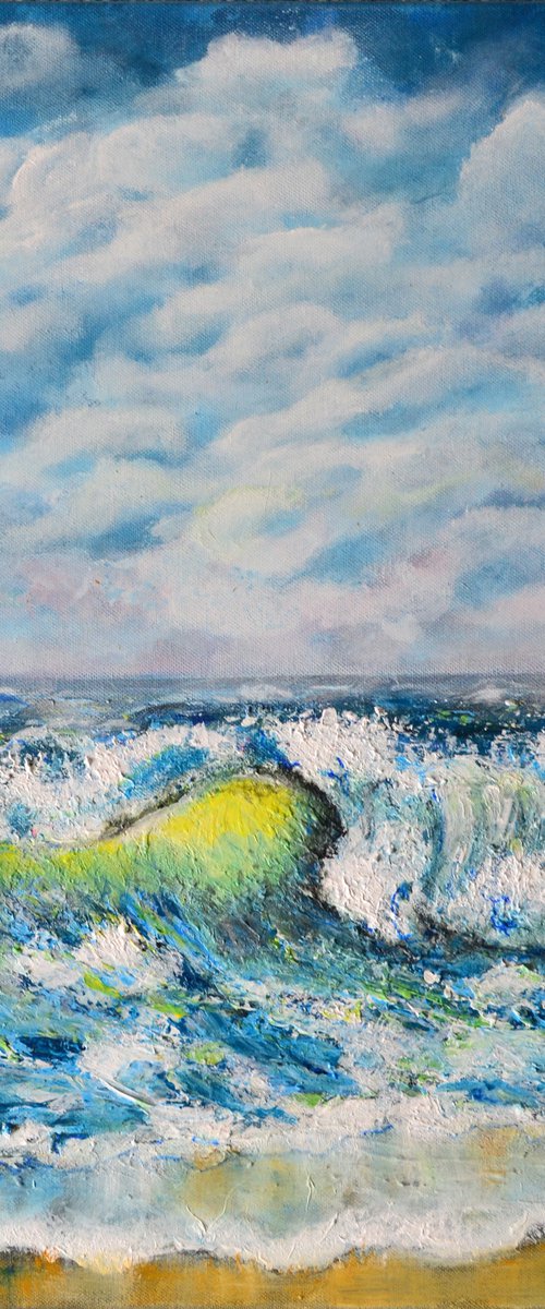 Cloudy Day- Seascape by Misty Lady - M. Nierobisz