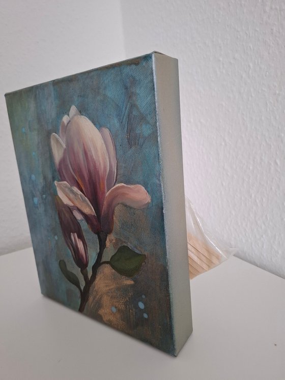 Painting on canvas "Magnolia"