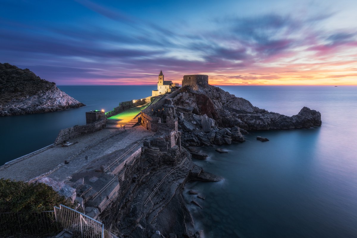 Photorealistic Landscape Photograph By Giovanni Laudicina, 35 X 24, Lights On The Horizon, Original Artwork