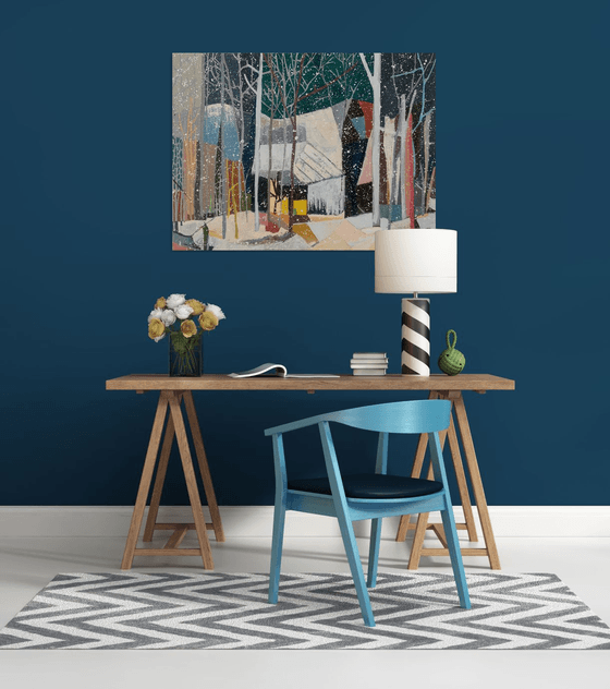 The Coziest Cabin In The Heaviest Snow