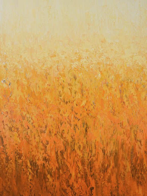 Sweet Nectar - Textured Nature Abstract by Suzanne Vaughan